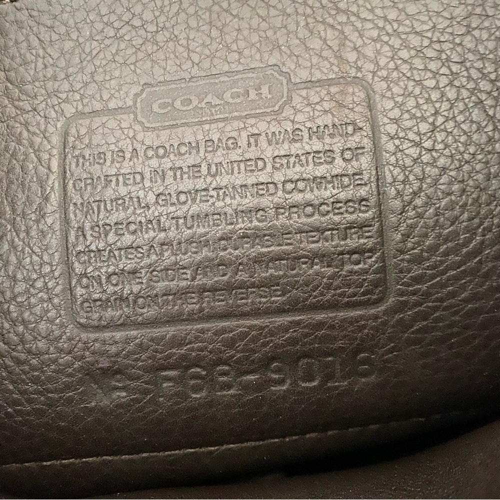 Coach brown suede and leather Berkeley backpack - Picture 4 of 13